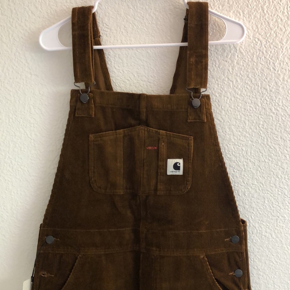 Carhartt Brown Corduroy Jumpsuit